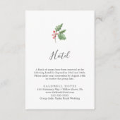 D'accompagnement Carte de boîtier de l'hôtel Christmas Green & Berr (Devant)