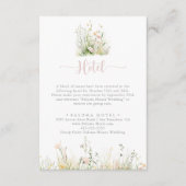 D'accompagnement Carte de boîtier de l'hôtel Fleur sauvage Boho de  (Devant)