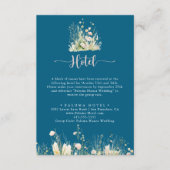 D'accompagnement Carte de boîtier de l'hôtel Greenery Boho Fleur sa (Devant)