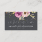 D'accompagnement Carte de boîtier de Mariage à fleurs rose foncé (Devant)