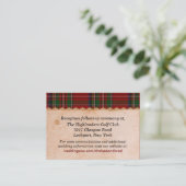 D'accompagnement Carte de boîtier de Mariage de Rustic Royal Stewar (Debout devant)