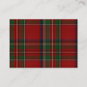 D'accompagnement Carte de boîtier de Mariage de Rustic Royal Stewar (Dos)