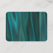 D'accompagnement Carte de boîtier de Mariage Turquoise en satin (Dos)