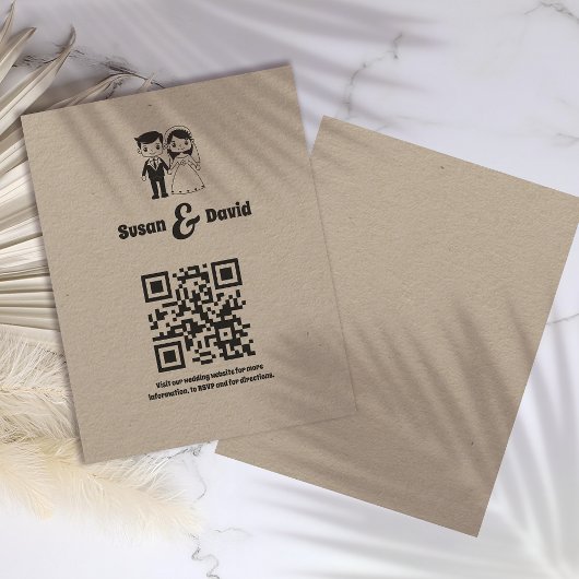D'accompagnement Carte de boîtier de mariée et de chambre
