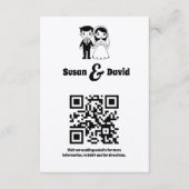 D'accompagnement Carte de boîtier de mariée et de chambre (Devant)