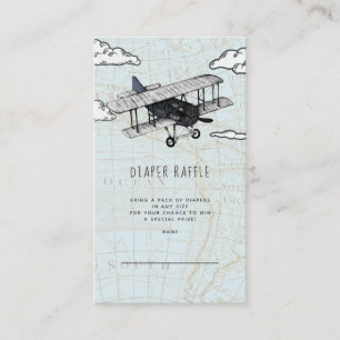 D'accompagnement Carte de boîtier de rabat de l'avion vintage