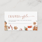 D'accompagnement Carte de boîtier de rabat de Noël d'hiver (Devant)