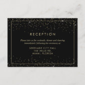 D'accompagnement Carte de boîtier de réception de mariage géométriq (Devant)