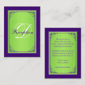 D'accompagnement Carte De Boîtier De Réception De Rouleau Violet Ve (Devant / Derrière)