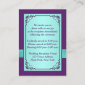 D'accompagnement Carte de boîtier de réception violette, BOW Aqua (Dos)
