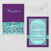 D'accompagnement Carte de boîtier de réception violette, BOW Aqua (Devant / Derrière)