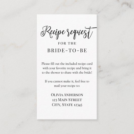 D'accompagnement Carte de boîtier de requête de script de brosse te (Devant)
