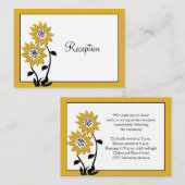 D'accompagnement Carte de boîtier de tournesol simple (Devant / Derrière)