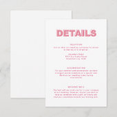 D'accompagnement Carte de boîtier de type Gras moderne (Devant / Derrière)