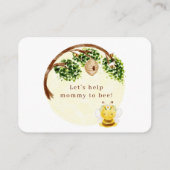 D'accompagnement Carte de boîtier d'emballage Ba-Bee Diaper Raffle (Dos)