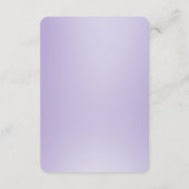 D'accompagnement Carte de boîtier détaillée aux fleurs blanches vio (Dos)