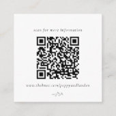 D'accompagnement Carte de boîtier d'information de réception botani (Dos)