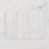 D'accompagnement Carte de boîtier d'informations | Romantique rusti (Dos)