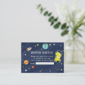 D'accompagnement Carte de boîtier Dinosaur Space Diaper (Debout devant)