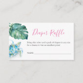 D'accompagnement Carte de boîtier d'invitation à la tortue de mer (Devant)