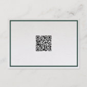 D'accompagnement Carte de boîtier du registre, Forêt Rustique d'aqu (Dos)