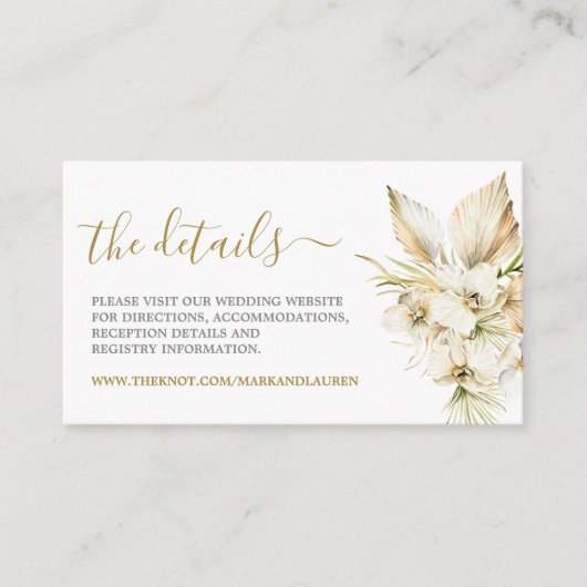 D'accompagnement Carte de boîtier du site Web Boho Desert (Devant)