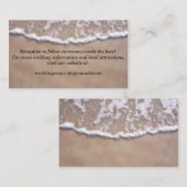 D'accompagnement Carte de boîtier du site Web du Mariage de thème d (Devant / Derrière)