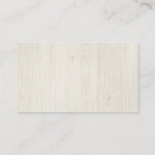 D'accompagnement Carte de boîtier du site Web Mariage de calligraph (Dos)