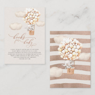 D'accompagnement Carte de boîtier Elephant Balloon Baby Books