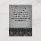 D'accompagnement Carte de boîtier Emerald Celtic Cross Noir, gris (Dos)