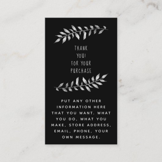 D'accompagnement Carte de boîtier feuille crayon (Devant)