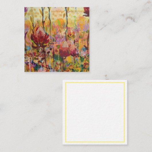 D'accompagnement Carte de boîtier fleur sauvage australienne (Devant / Derrière)