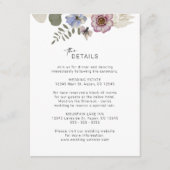 D'accompagnement Carte de boîtier floral moderne (Devant)