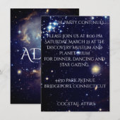 D'accompagnement Carte de boîtier Galaxies (Devant / Derrière)