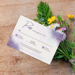 D'accompagnement Carte de boîtier Lilac violet minimaliste moderne