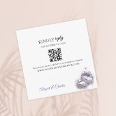 D'accompagnement Carte de boîtier lilas moderne