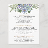 D'accompagnement Carte de boîtier Mariage 04d Feuille aquarelle (Devant)