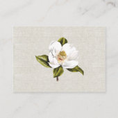 D'accompagnement Carte de boîtier Mariage Chic Lin Look (Dos)