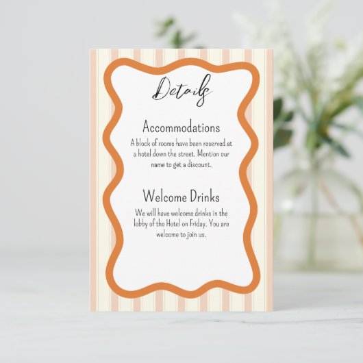D'accompagnement Carte de boîtier Mariage Daffodique (Debout devant)