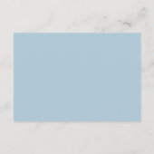 D'accompagnement Carte de boîtier Mariage de forêt neigeuse (Dos)