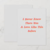 D'accompagnement Carte de boîtier Mariage de Music Lover (Devant / Derrière)