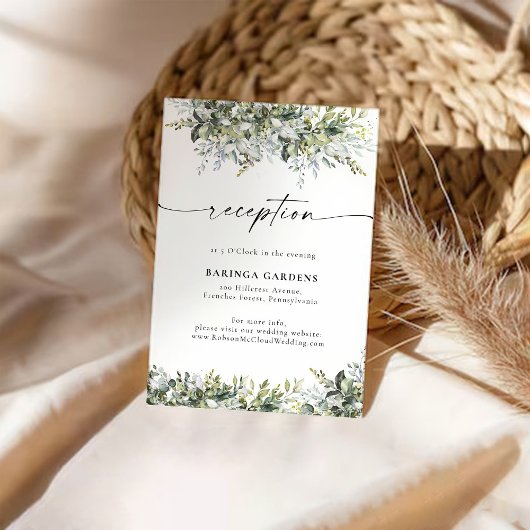 D'accompagnement Carte de boîtier Mariage de plantes vertes