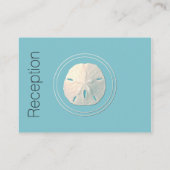 D'accompagnement Carte de boîtier Mariage de sable turquoise (Dos)