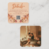 D'accompagnement Carte de boîtier Mariage de Terracotta (Devant / Derrière)