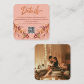 D'accompagnement Carte de boîtier Mariage de Terracotta (Devant / Derrière)