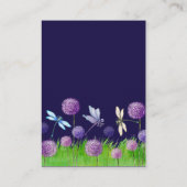 D'accompagnement Carte de boîtier Mariage d'été violet (Dos)