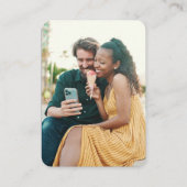 D'accompagnement Carte de boîtier Mariage Eucalyptus QR Code RSVP (Dos)