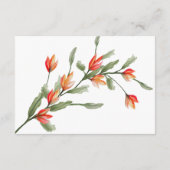 D'accompagnement Carte de boîtier Mariage fleur sauvage Meadow (Dos)