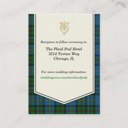D'accompagnement Carte de boîtier Mariage MacLeod (Devant)