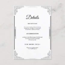 Carte de boîtier Mariage minimaliste